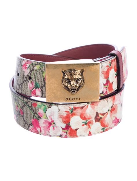 gucci gg floral belt|black Gucci belt for sale.